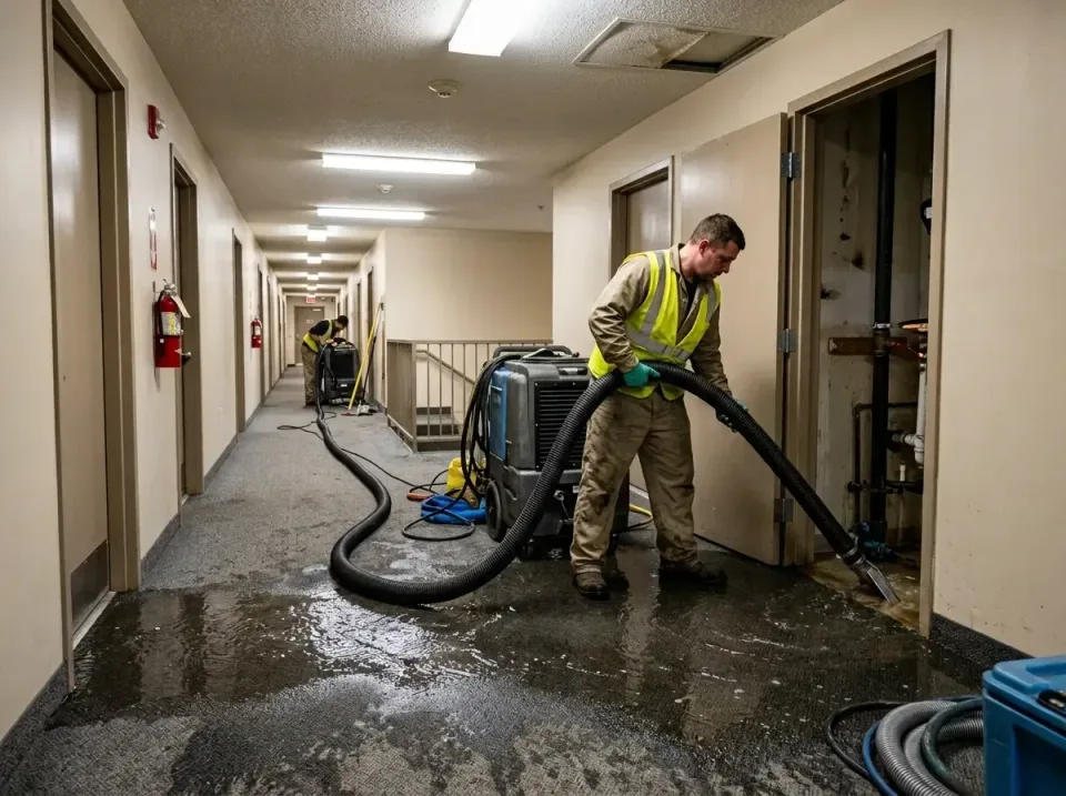 multi-unit-apartment-hallway-f-005 — frequently asked questions, Emergency Burst Pipe Water Extraction & Removal in Mocksvil…